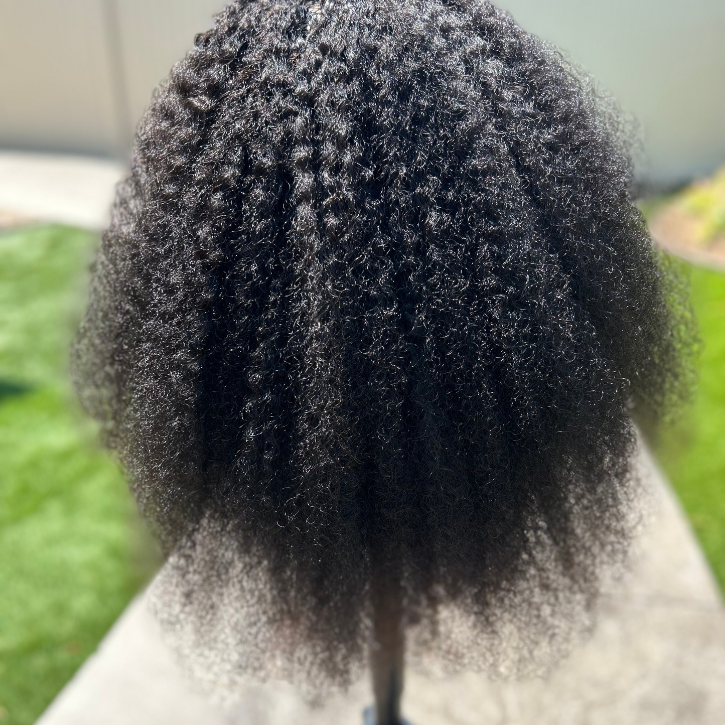 Curly Human Crochet Hair