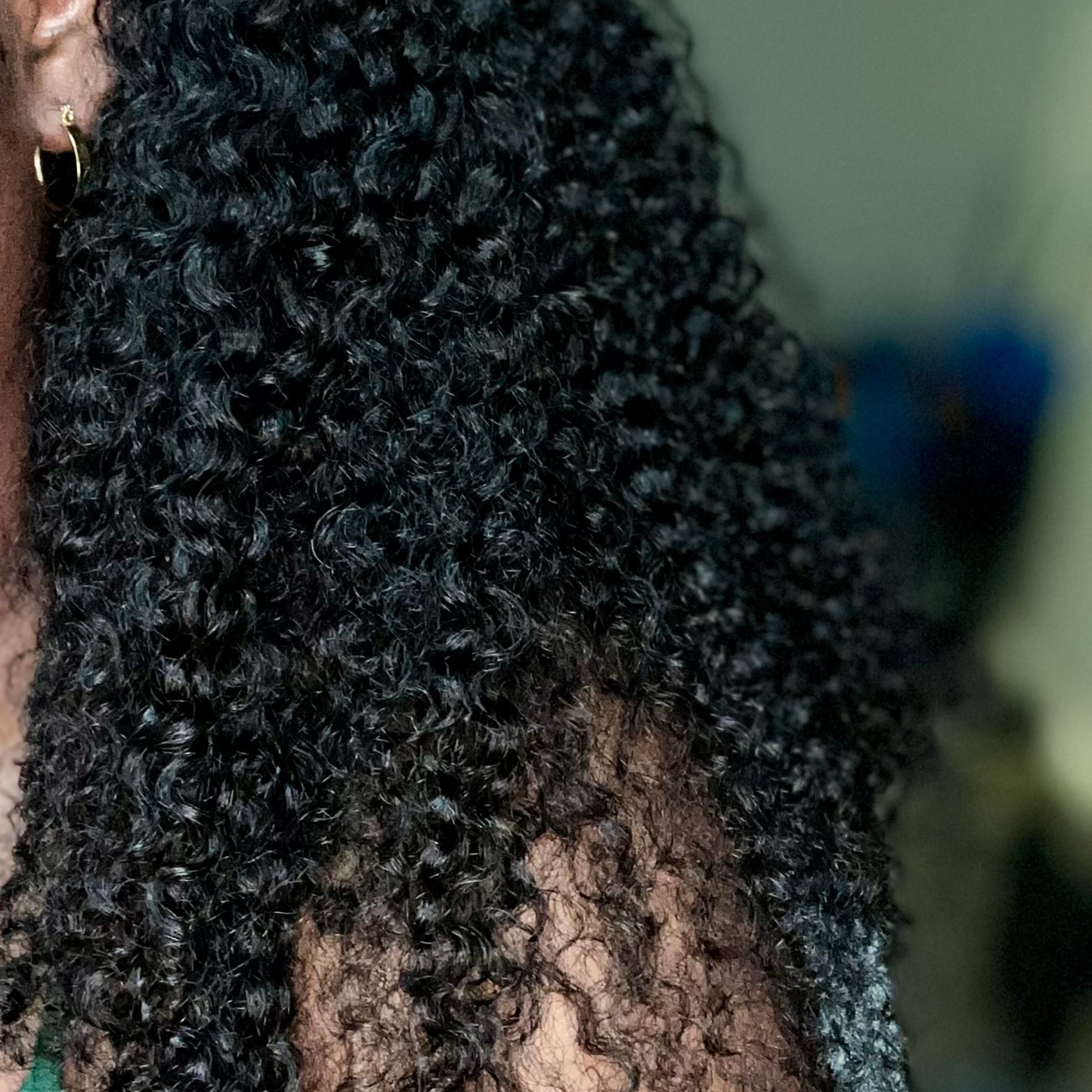 Curly Human Crochet Hair