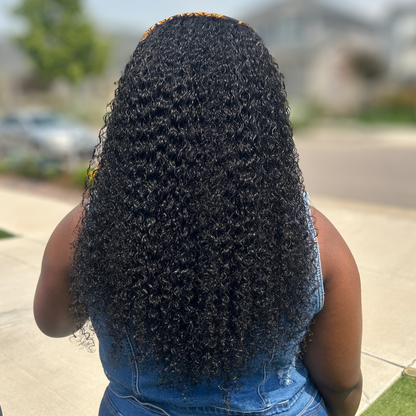 Curly Human Crochet Hair