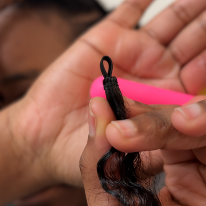 Curly Human Crochet Hair